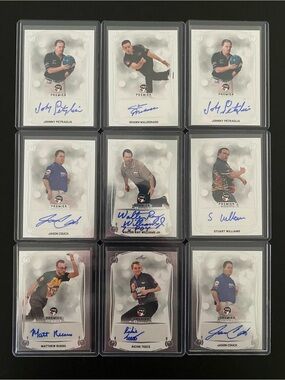 Leaf PBA Premier Edition Autograph Cards (9 Cards)